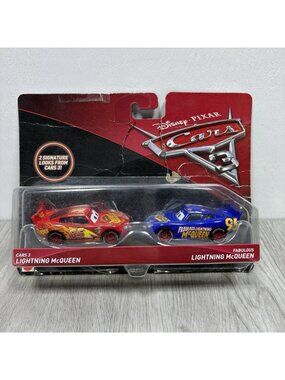 Disney Cars Lightning & Fabulous Lightning McQueen 2-Pack - Damaged Package